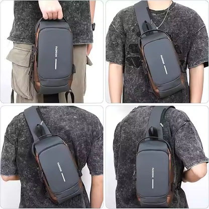 Bolso cruzado antirrobo negro