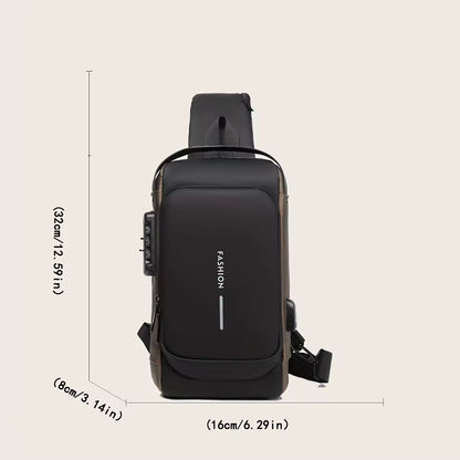 Bolso cruzado antirrobo negro